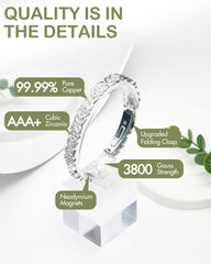 Feraco Magnetic bracelet featuring 3800 Gauss magnets for secure daily wear.