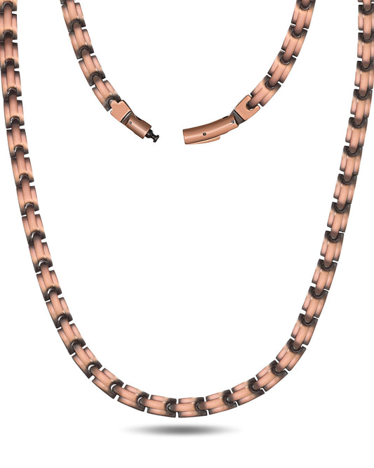 Feraco Magnetic Necklace close-up showing robust magnets for everyday strength.
