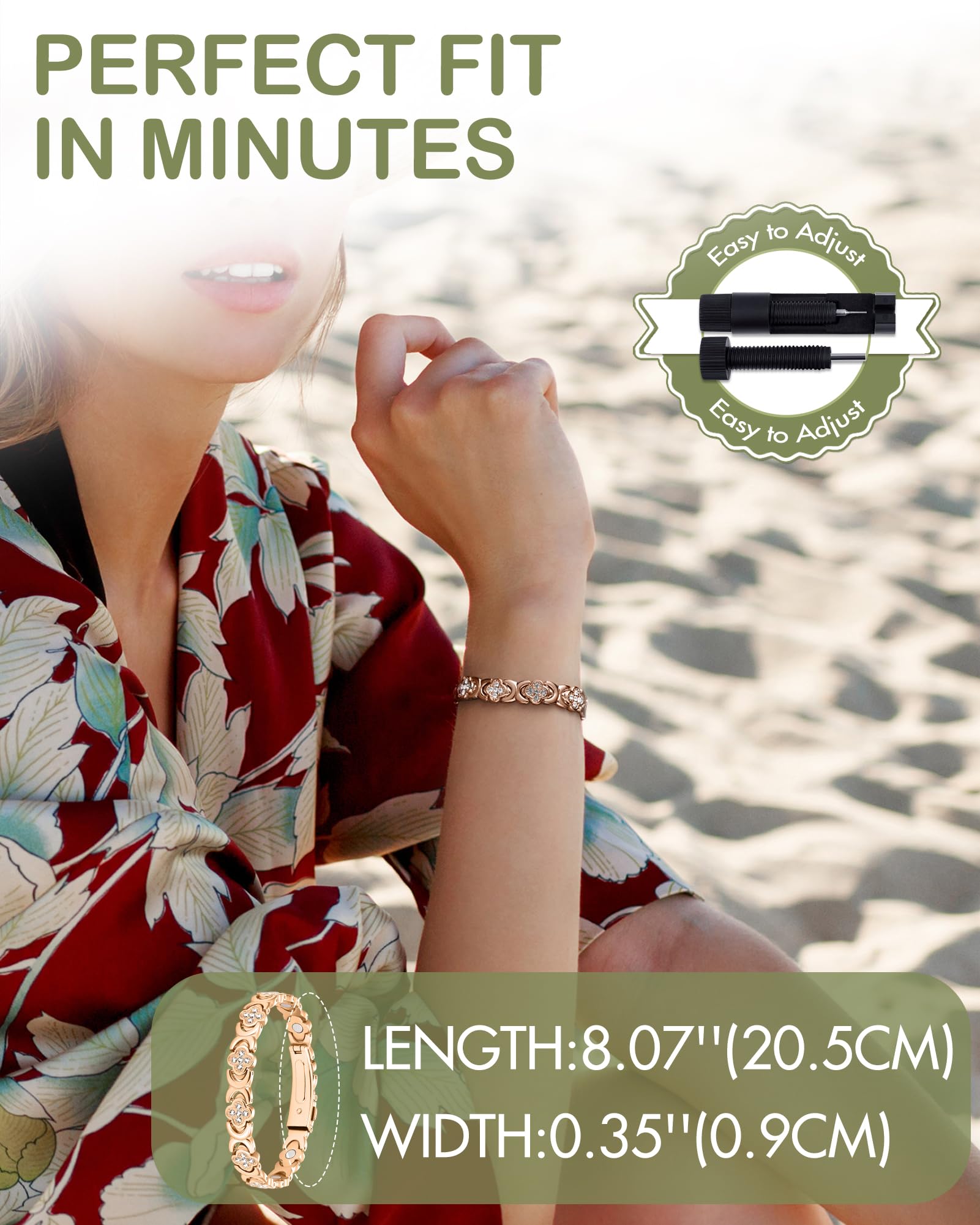 Feraco adjustable sizing tool aids a perfect fit