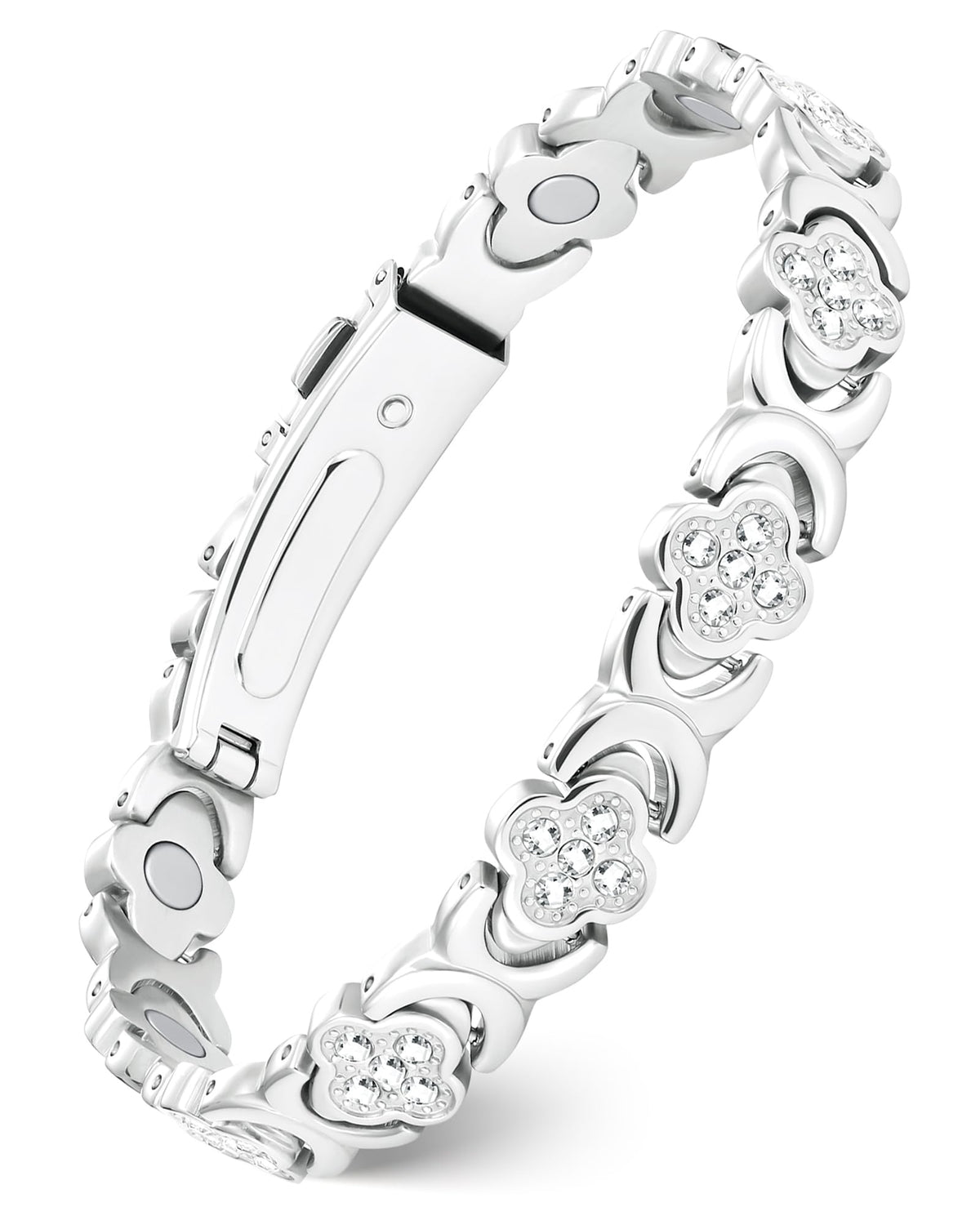 Feraco Pure Copper Bracelet with infinity-clover detail for daily elegance.