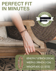 Feraco bracelet worn daily offers stylish, versatile comfort