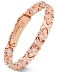 Feraco pure copper bracelet for women, sleek daily elegance.
