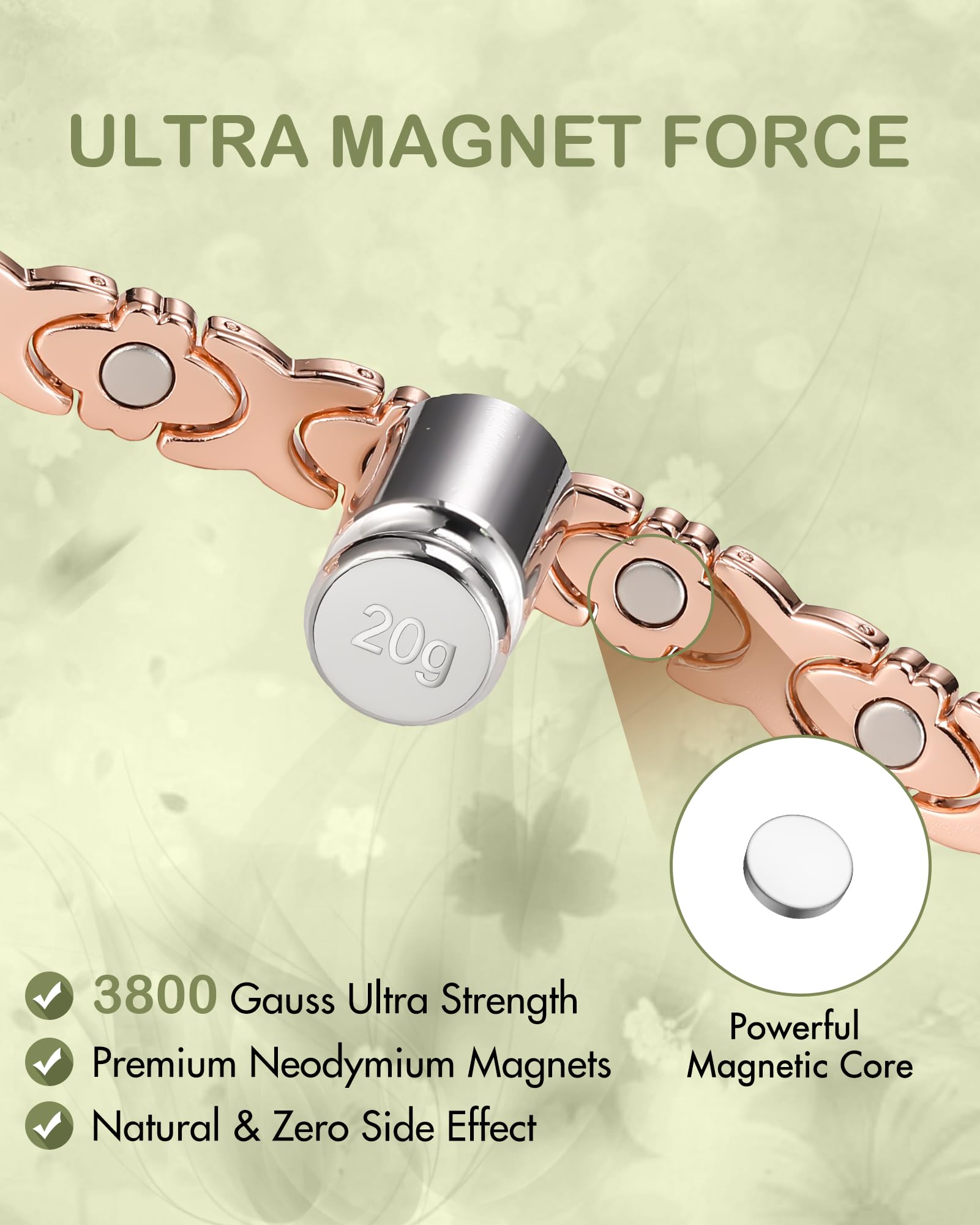 Feraco sizing tool included for precise, comfortable fit