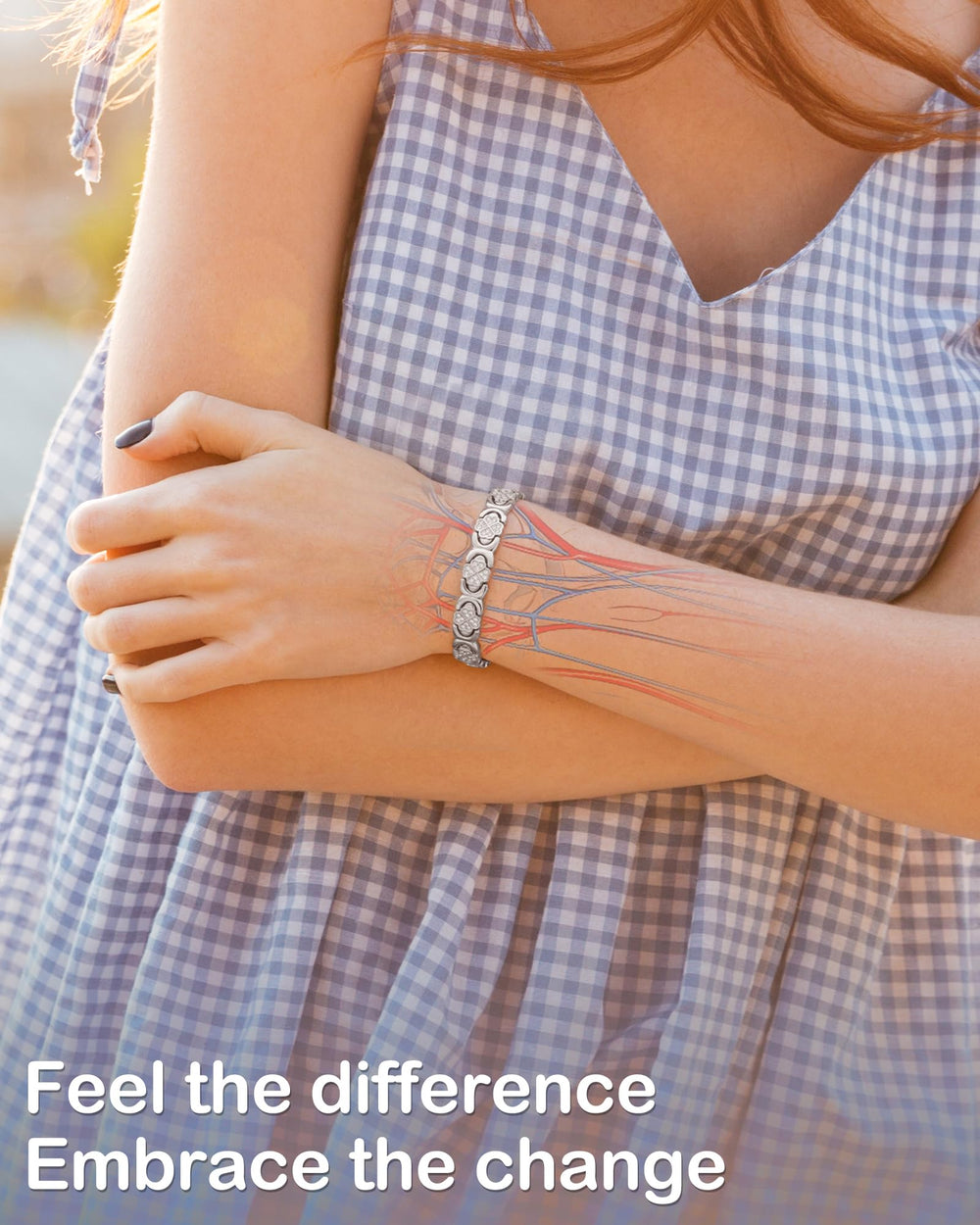 Feraco cubic zirconia detail adds subtle sparkle to enhance outfits.