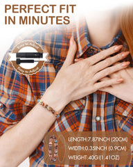 Feraco waterproof daily-wear copper bracelet ideal for all-weather use