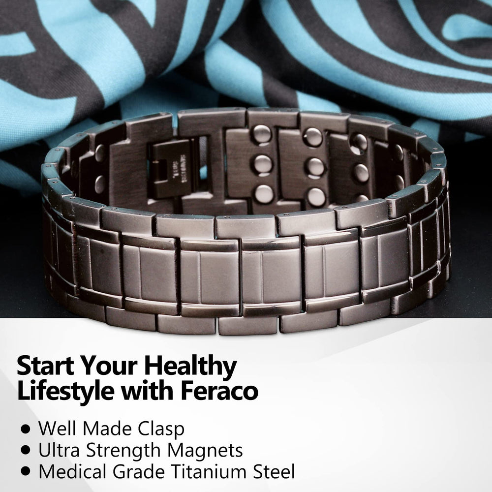 Feraco waterproof and durable bracelet suited for active life.