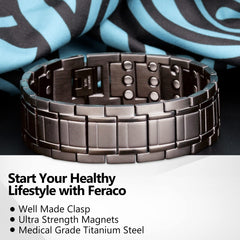 Feraco waterproof and durable bracelet suited for active life.