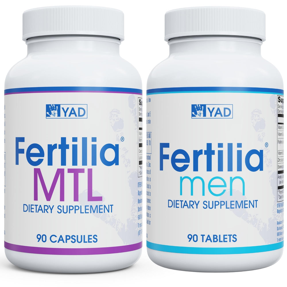 Fertilia Men bottle front for daily vitality and wellness support.