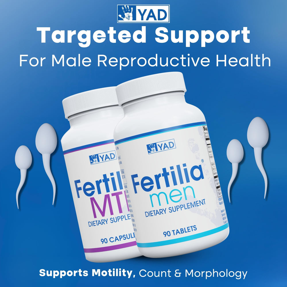 Fertilia MTL bottle label noting non-GMO formulation.
