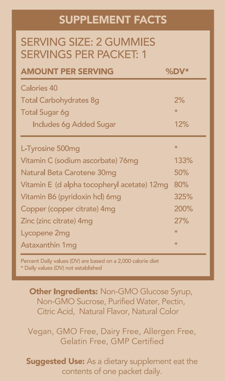 FGBG Summer Glow Gummies flavor shot emphasizes tropical taste and real fruit flavor.
