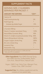 FGBG Summer Glow Gummies flavor shot emphasizes tropical taste and real fruit flavor.
