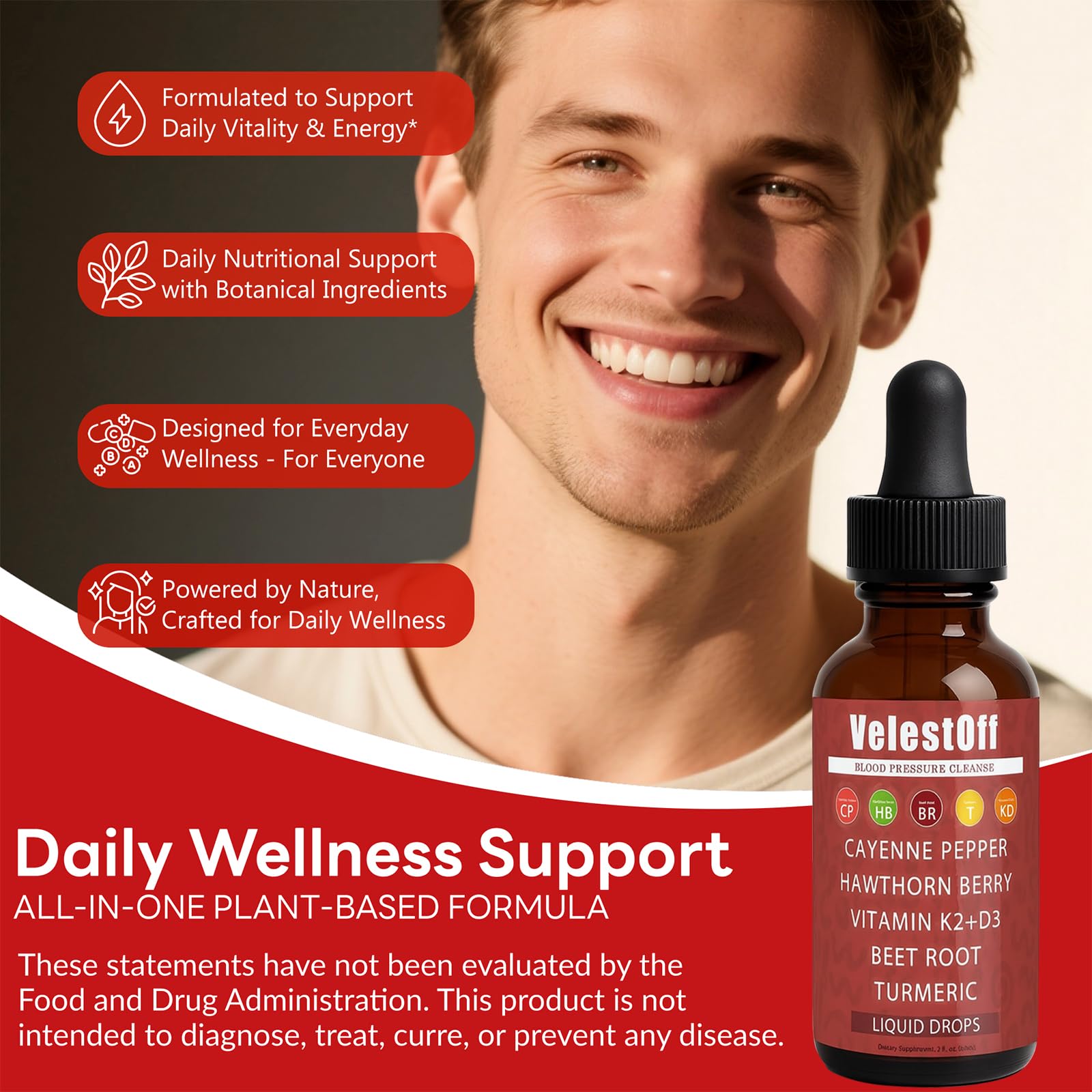 Fibosara Velestoff Cayenne Drops ingredients hawthorn.