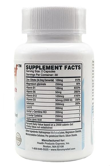 FibroMyRelief packaging and dosing guide for easy use