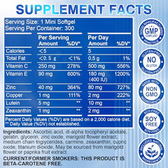 FIDERNIC AREDS2 softgels pack front with clear view of two-softgel daily dose.