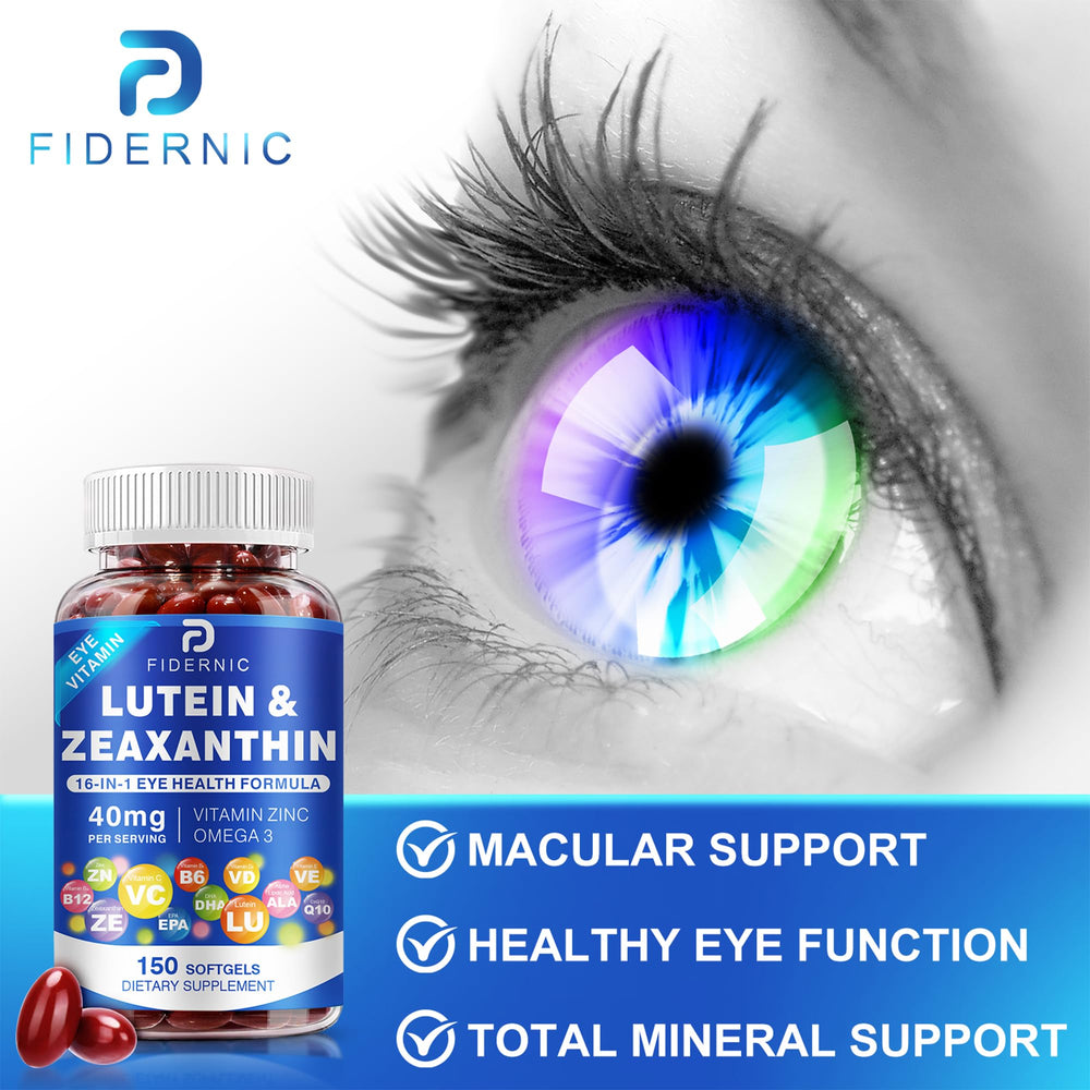 FIDERNIC daily eye-care bottle ready for a simple one-per-day routine.