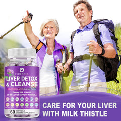 FIDERNIC Liver Cleanse two-softgel daily dose for convenient routine