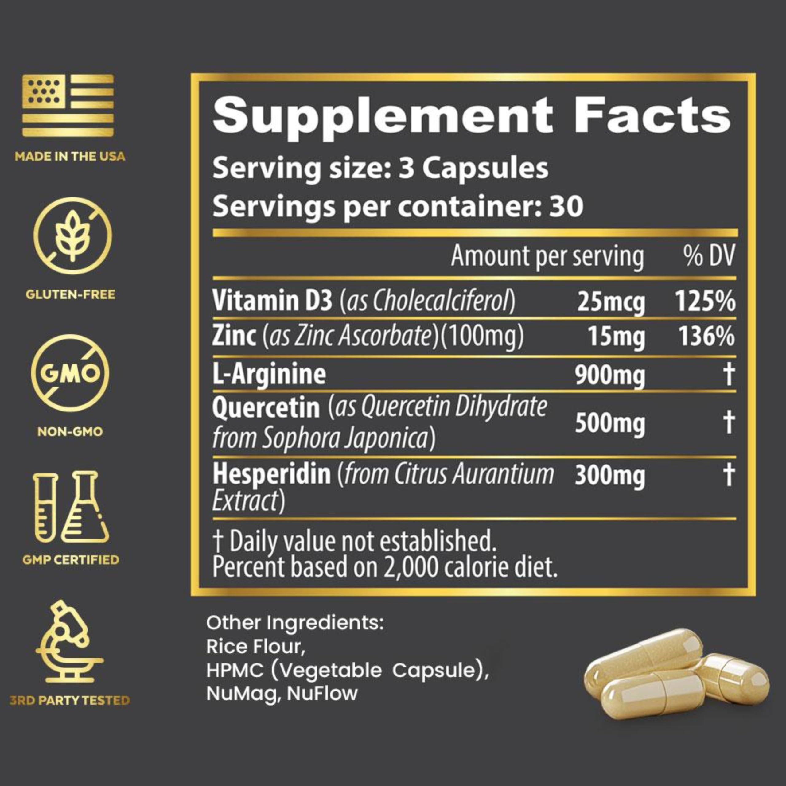 Fierce Immunity capsules close-up emphasizing convenient, take-anywhere capsules