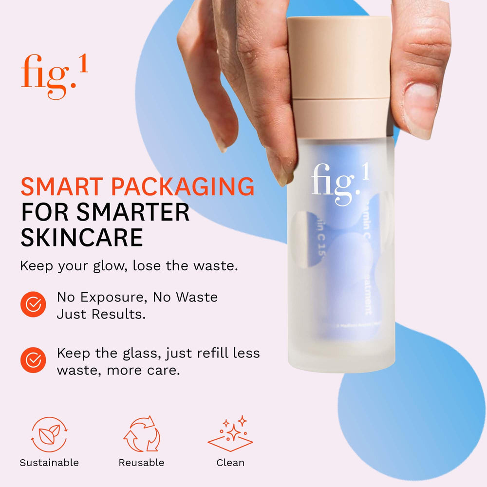 Fig.1 glow results image suggests more even skin tone and brighter complexion.