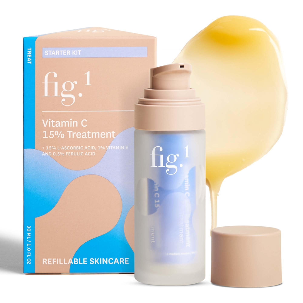 Fig.1 Vitamin C 15% serum bottle for easy daily application and radiant skin.