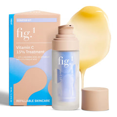 Fig.1 Vitamin C 15% serum bottle for easy daily application and radiant skin.