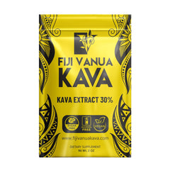Fiji Vanua Kava 30-percent kavalactones powder in scoop, high-potency relaxation potential