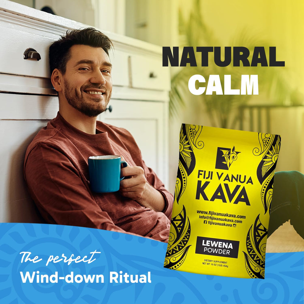 Savusavu-origin Lewena kava, sun-dried and pure, no additives