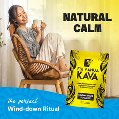 Fiji Vanua Kava Loloma Waka pour shows earthy, peppery notes
