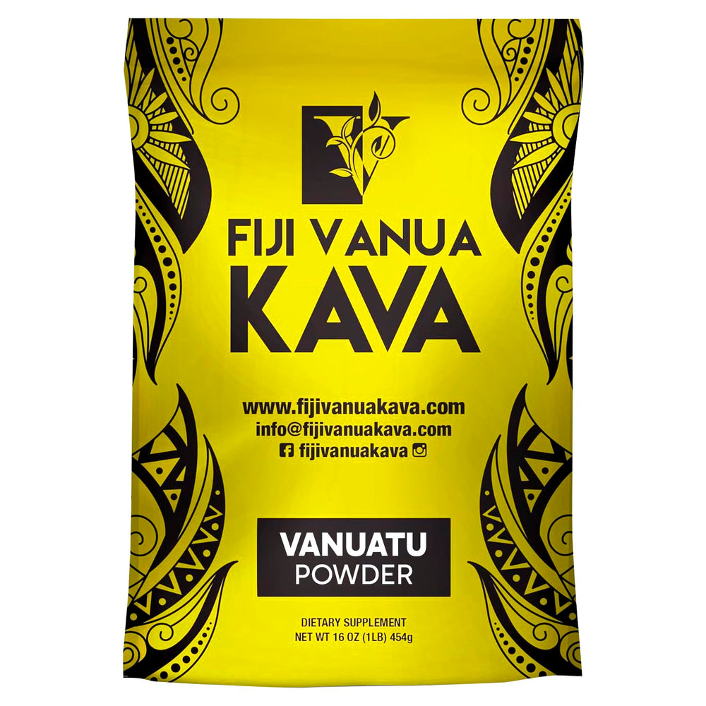Fiji Vanua Kava packaging front, ideal for traditional brews