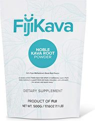 FijiKava Instant Kava Powder 500g package front for quick relaxation and easy mixing.