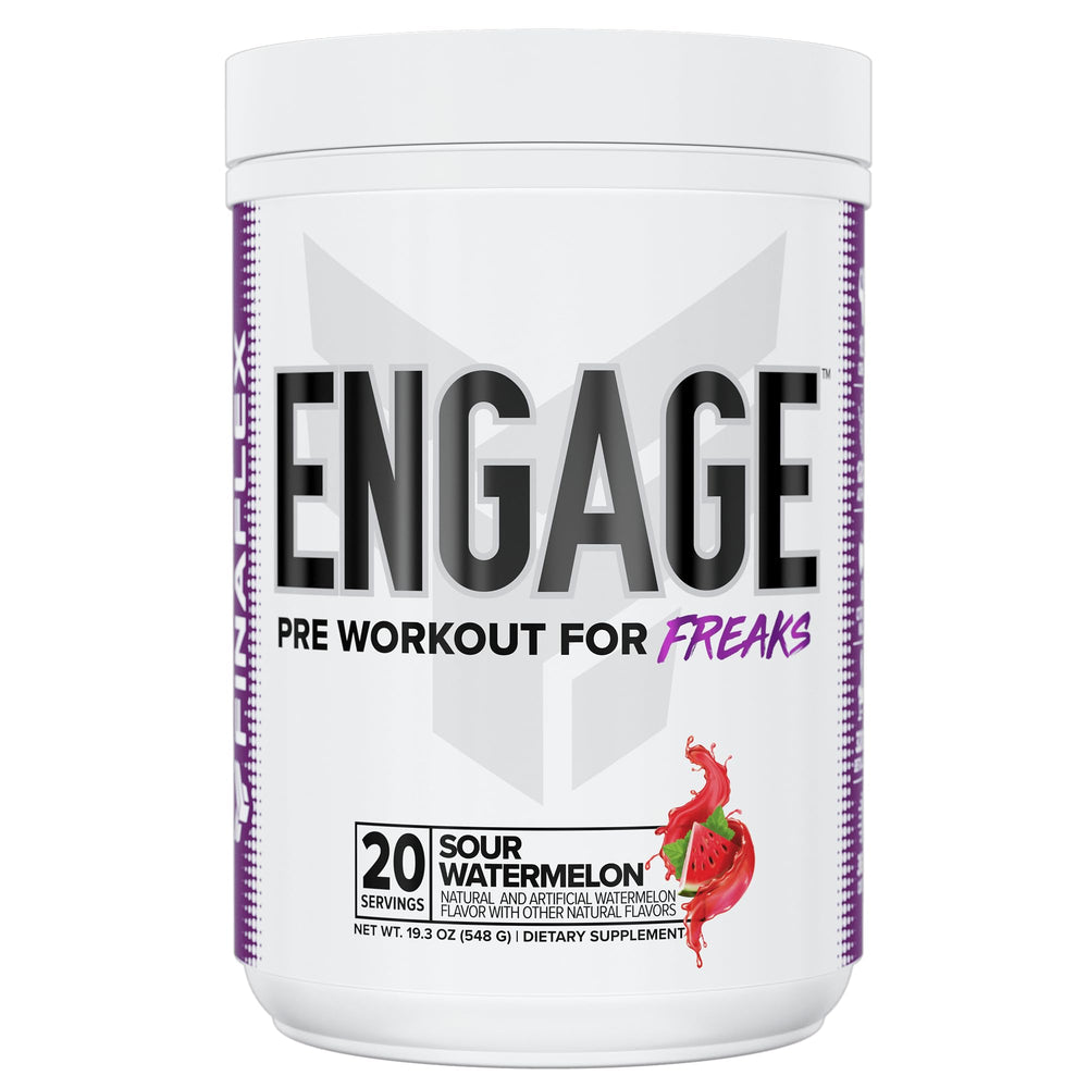 FINAFLEX Engage Sour Watermelon bottle ready for intense training sessions