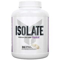 FINAFLEX ISOLATE Vanilla Ice Cream tub showing premium protein for recovery