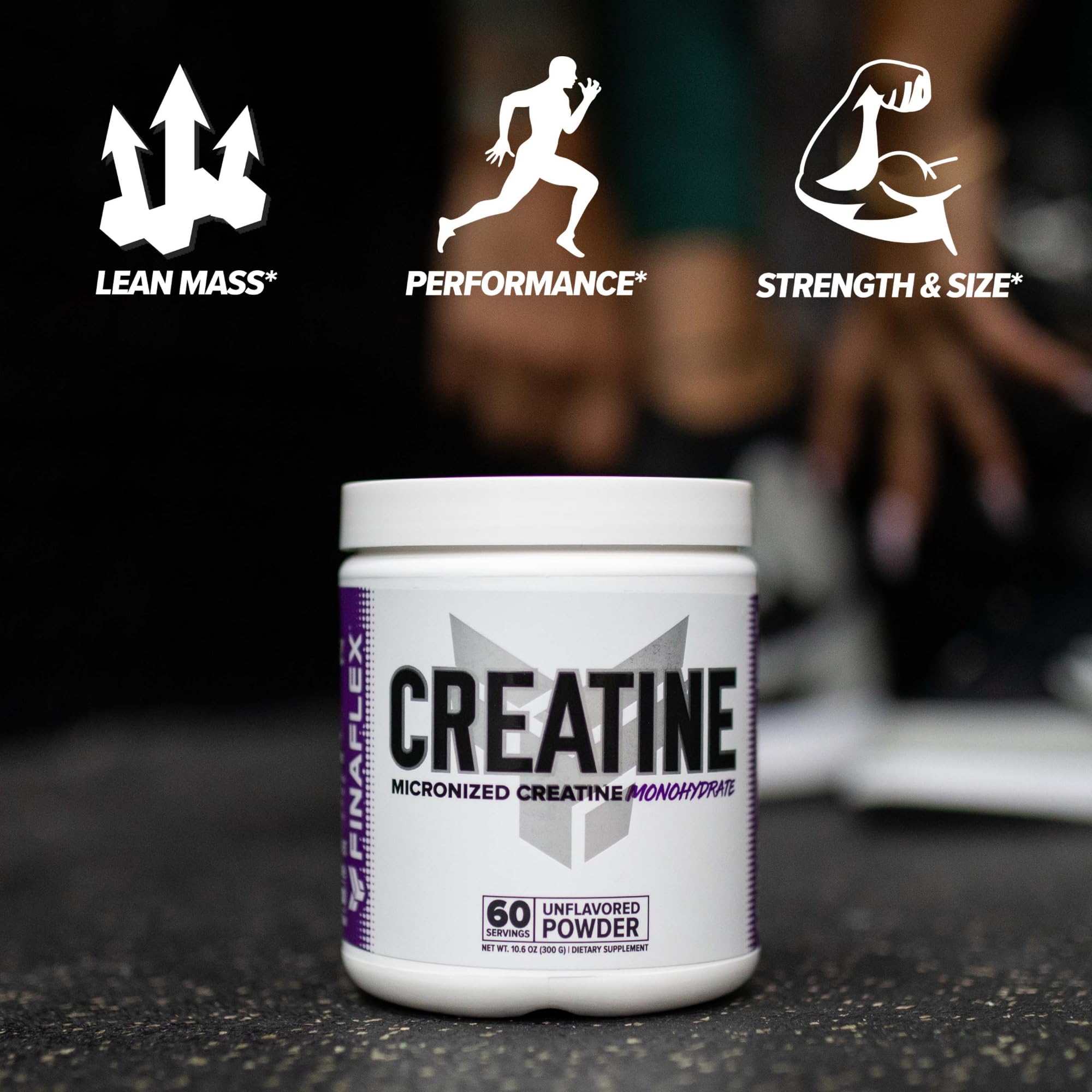 NSF Certified logo on FINAFLEX Creatine label