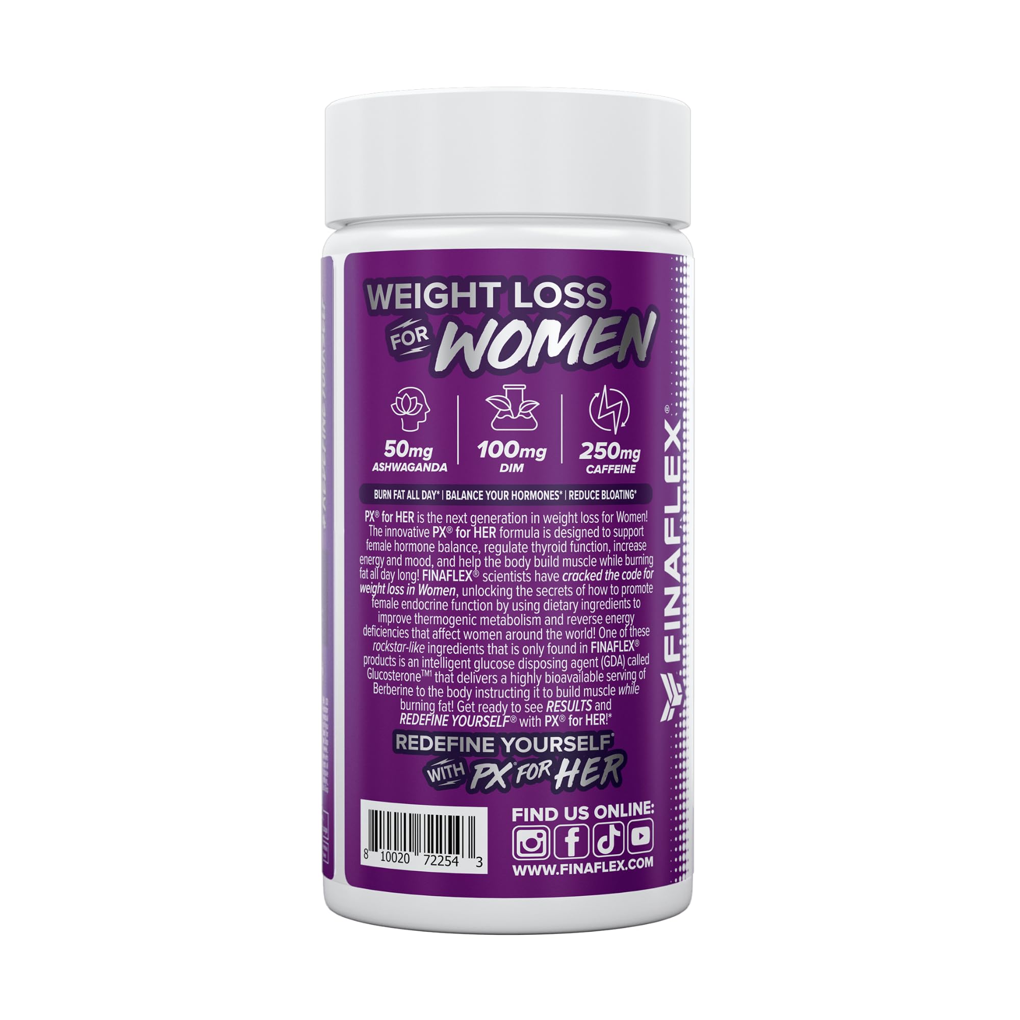 FINAFLEX PX for Her endurance image highlighting dopamine-oriented performance during training