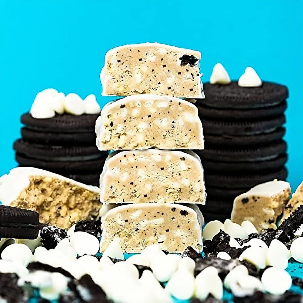 Anabar 12-bars-per-box packaging emphasizes convenient, ready-to-eat protein.