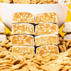 Final Boss Anabar 20g protein per bar nutrition panel close-up.