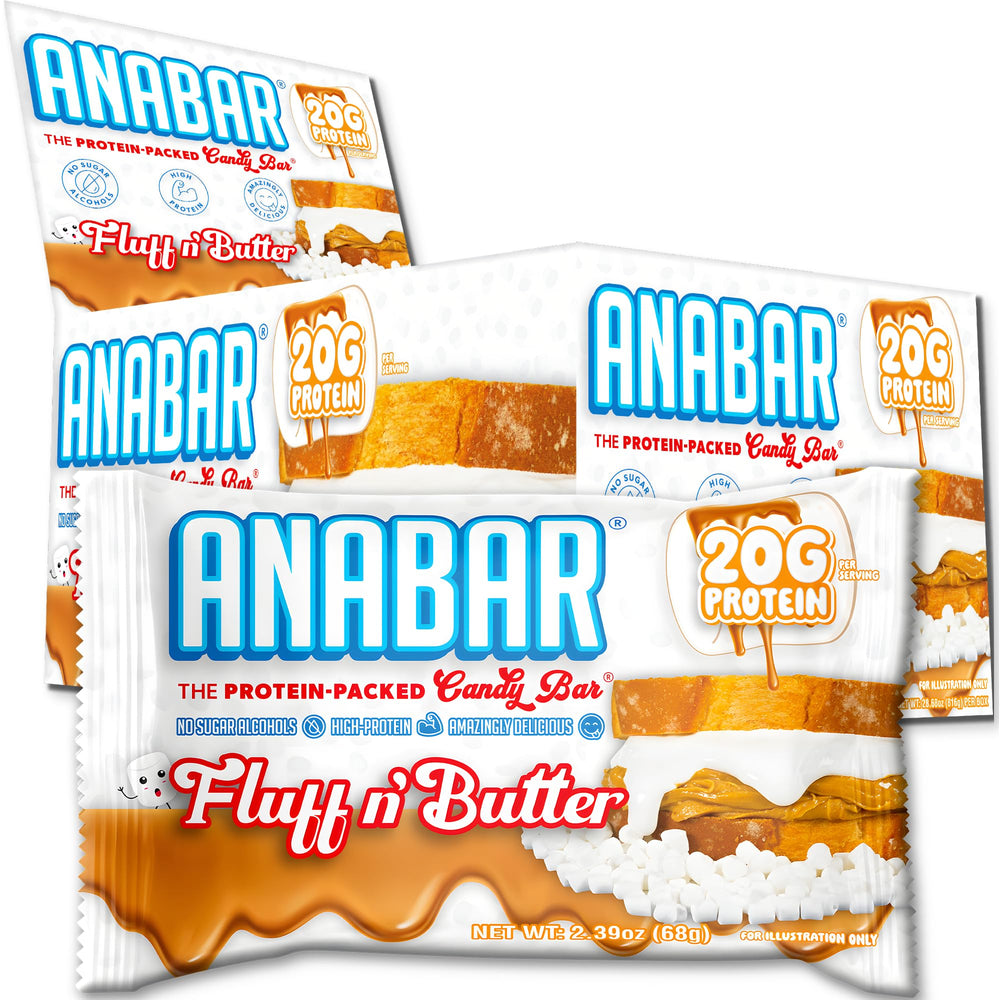 Final Boss Anabar box pack shows 12 protein bars for on-the-go snacking.