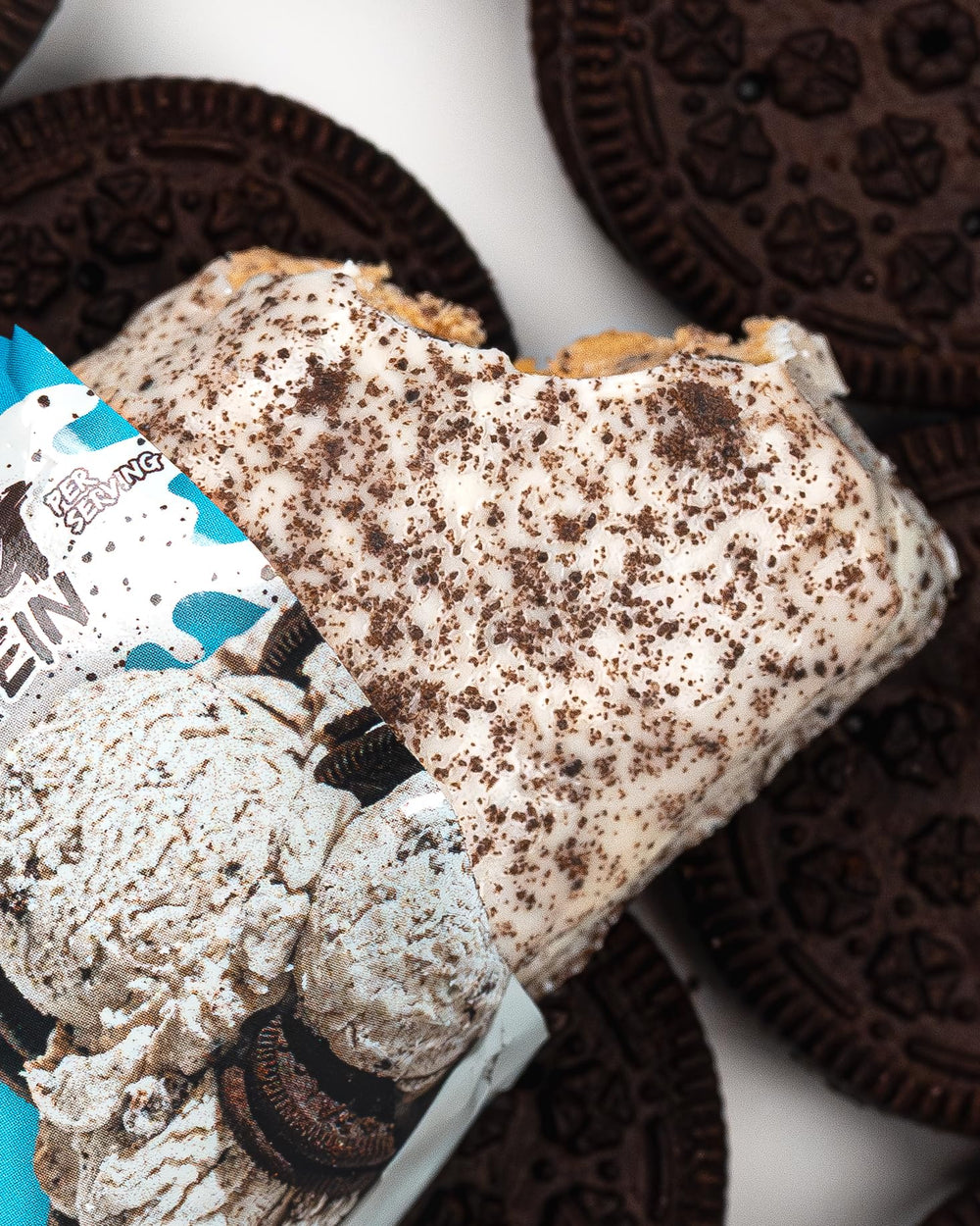 Anabar cross-section shows a protein-rich center wrapped in chocolate.