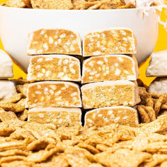 FINAL BOSS Anabar Campfire S'mores bar evokes nostalgic campfire flavor.