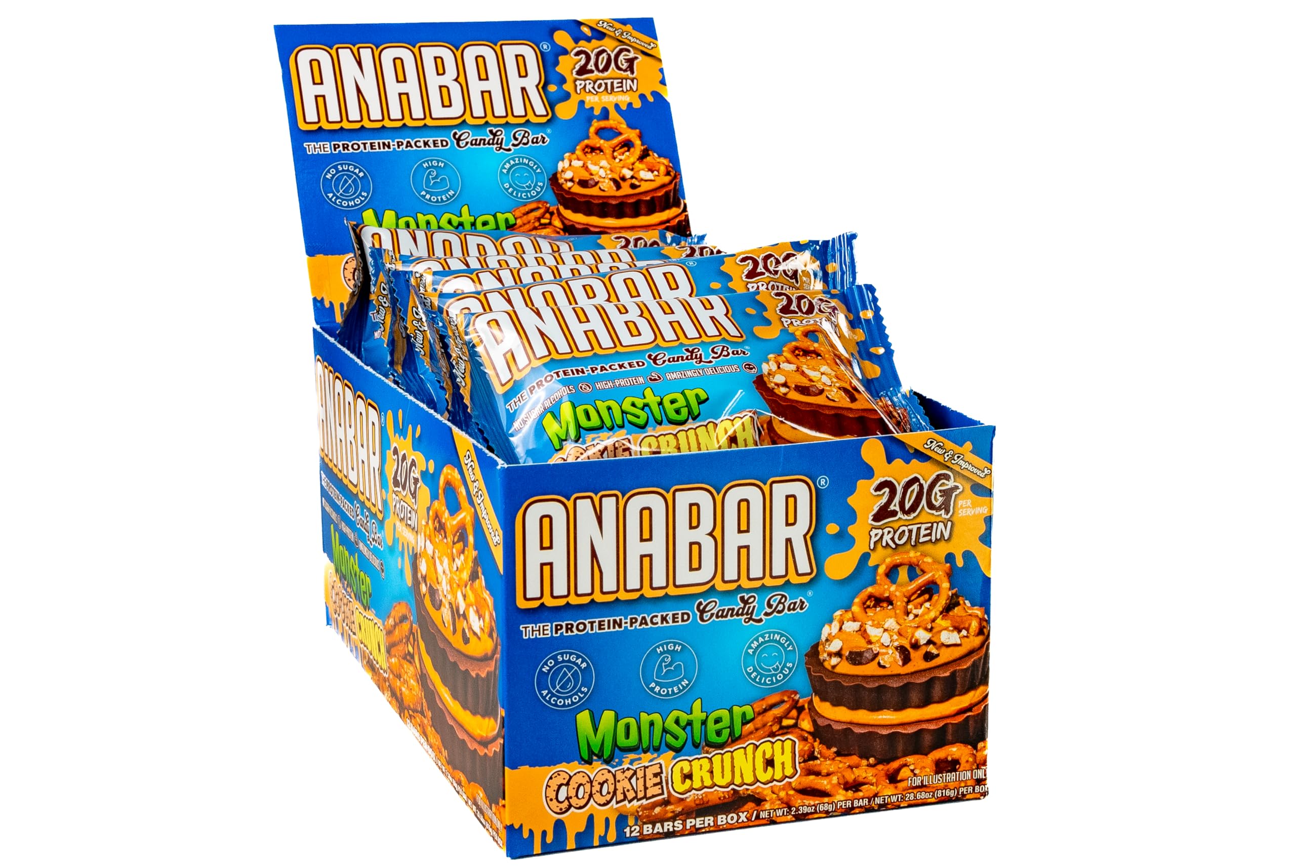 Final Boss Anabar lunchbox shot highlights kid-friendly protein snack.