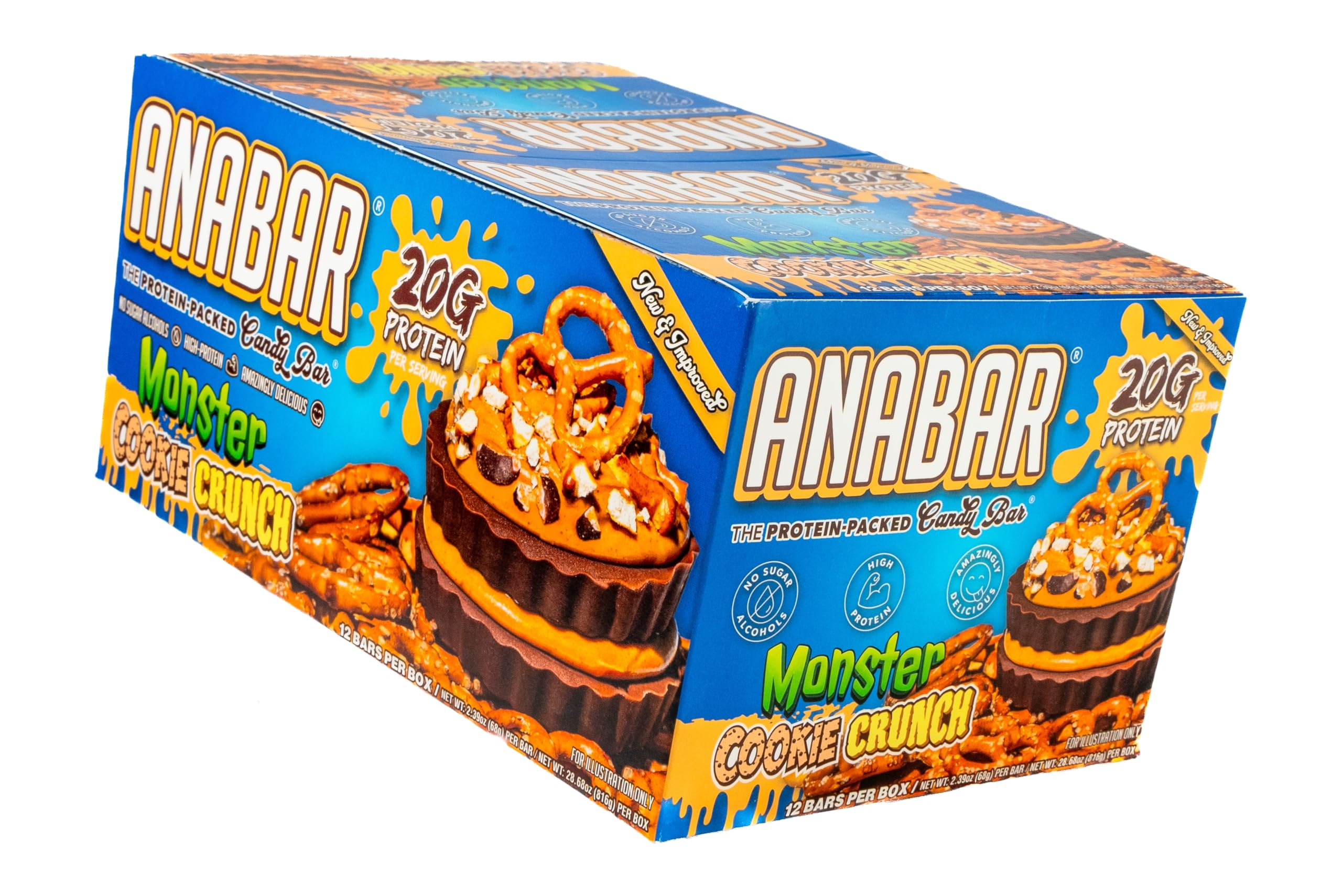 Final Boss Anabar no sugar alcohols bite tastes great and gentle on stomach.