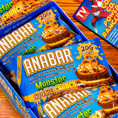Final Boss Anabar bar cross-section shows 20g protein per bar