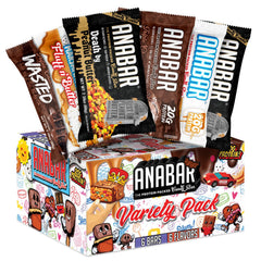 Final Boss Anabar Sampler Pack pack-shot showing six protein bars for on-the-go protein.
