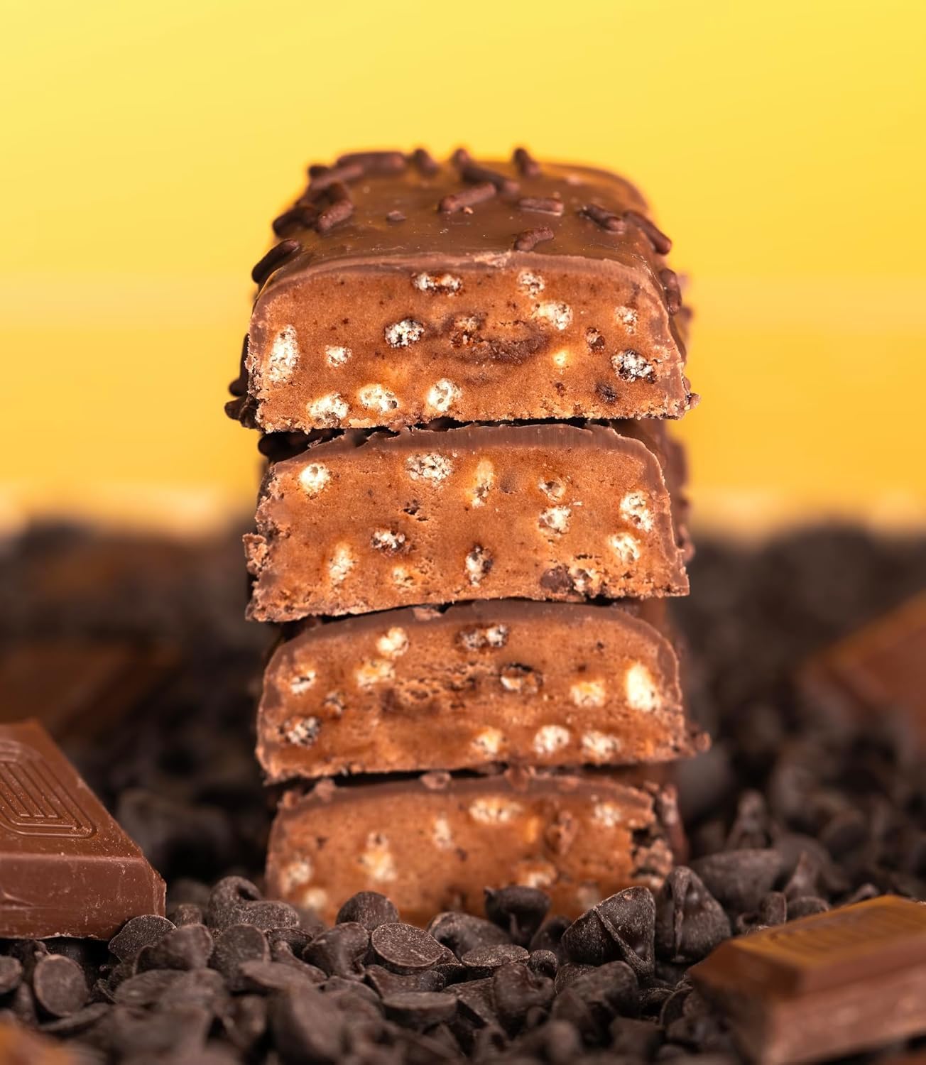 Final Boss Anabar Triple Chocolate Wasted bar close-up highlighting rich cocoa.