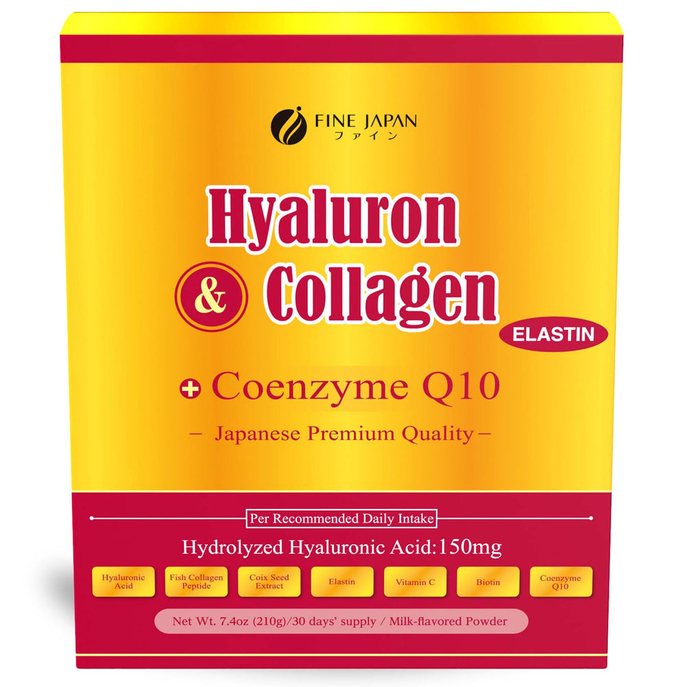 Powder scoop dispensing collagen powder into a glass