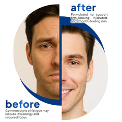 Glass and drops illustrate easy daily use of Cordyceps Plus.