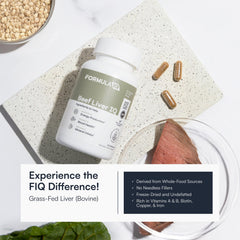 FIQ Beef Liver IQ label detail highlighting New Zealand beef liver source