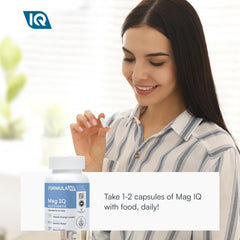 FIQ Mag IQ Glycinate in daily routine setup for restful nights.