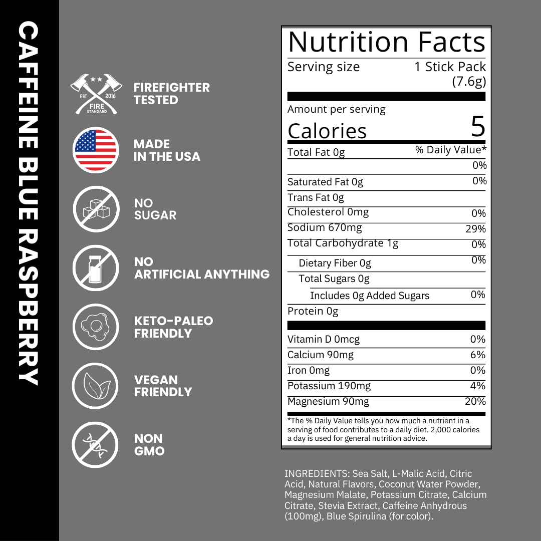 Athlete in gym using Fire Salt Hydration Stick during training