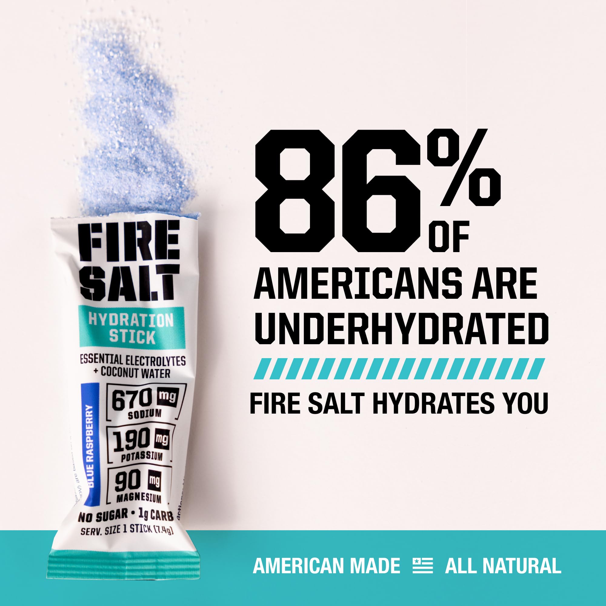 Fire Science Fire Salt Hydration Sticks chocolate pack offers a satisfying flavor option.