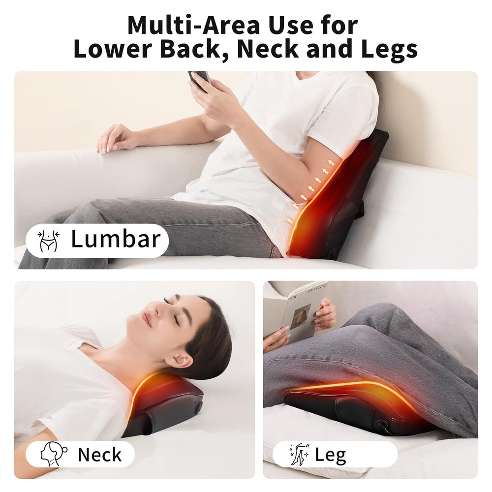 Firebrighting massager during meeting lets you unwind discreetly.